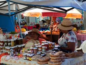 Le marché de Port Mathurin