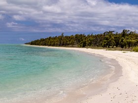 Le décor unique de l'îlot aux Cocos