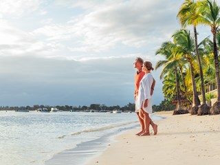 Couple à l'île Maurice