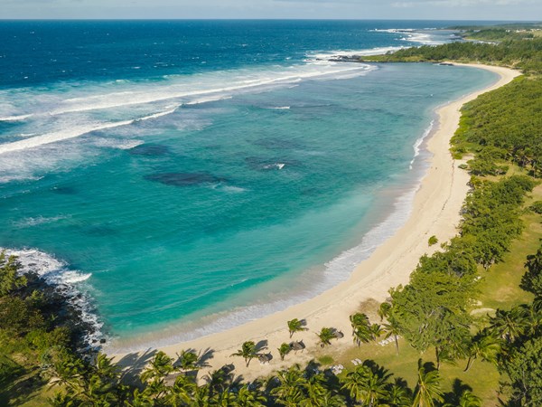 La plage de Blue Bay