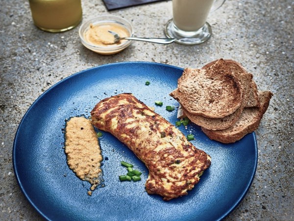 Savourez une délicieuse omelette au poisson salé