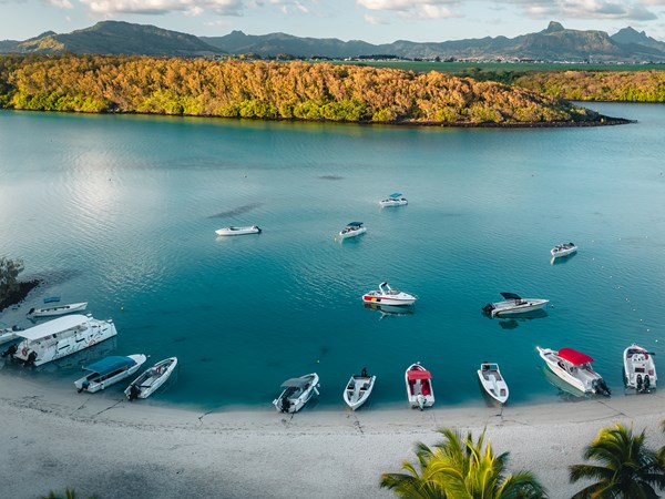 L'hôtel offre un accès privilégié à Blue Bay