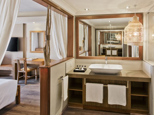 La salle d'eau de la chambre Prestige