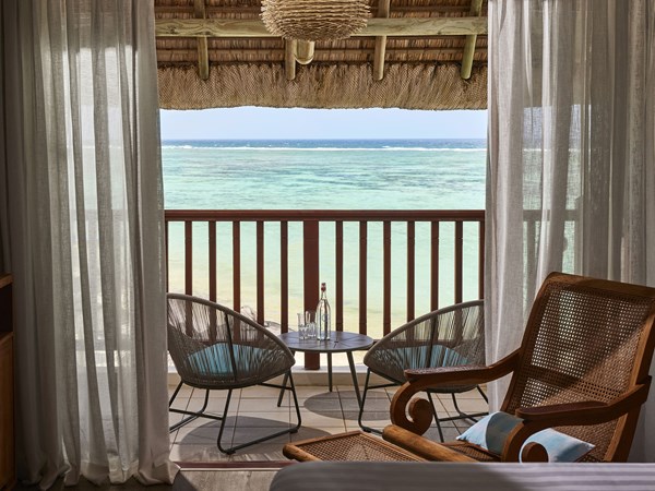 Le balcon dela chambre Prestige Beachfront