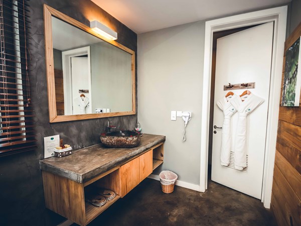 La salle de bain de la Deluxe