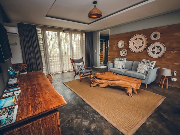 Le salon de la suite Vue Océan
