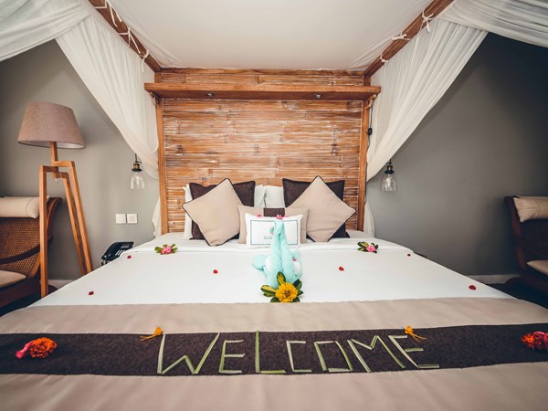 La chambre de la suite Vue Océan