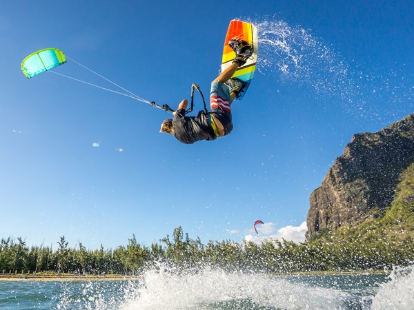 Kitesurf au pied du Morne