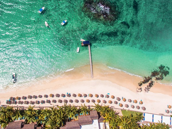 La plage immaculée du Constance Belle Mare