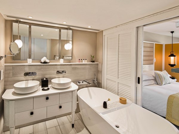 La salle de bain de la Prestige Beachfront