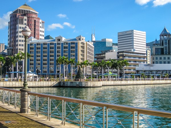 Le front de mer de Port Louis
