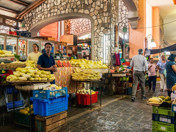 Le marché coloré de Port Louis