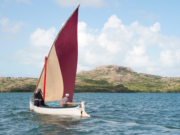 Pêcheurs sur l'île de Rodrigue