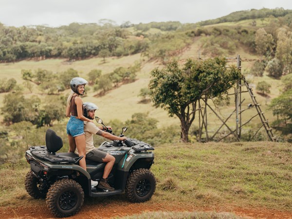 Balade en quad dans la Réserve naturelle de Frédérica