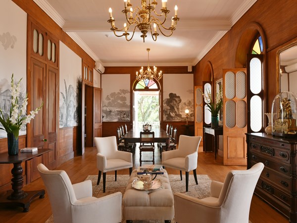 Salon du Château de Bel Ombre