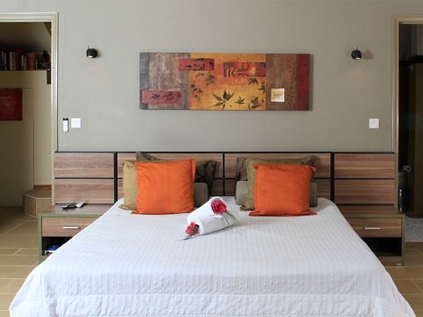 Une chambre de la villa