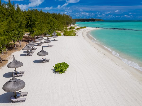 Détente sur la plage immaculée