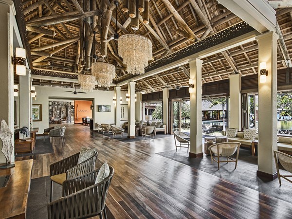 Le lobby de l'hôtel