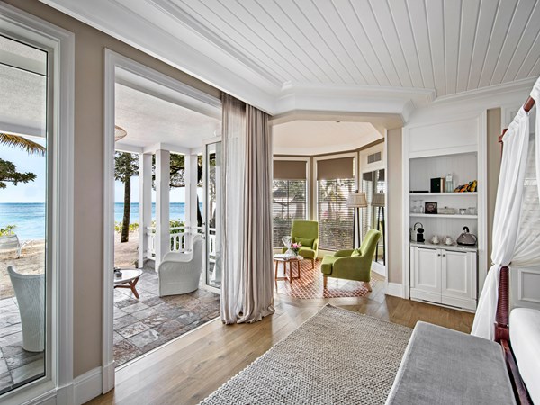 La vue de la Junior Suite Beachfront