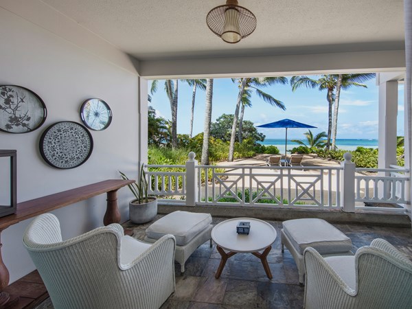 La vue de la Ocean Suite Beach Front