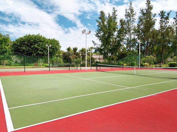 Le court de tennis