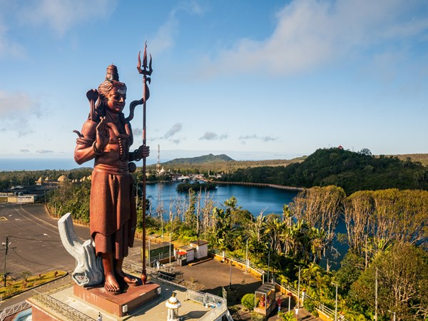 Le Grand Bassin, le lac sacré hindou