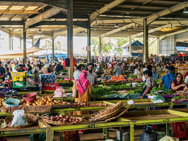 Marché, cuisine, partage à Vacoas