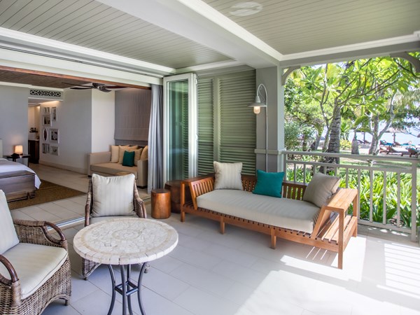Terrasse de la Heritage Beach Junior Suite