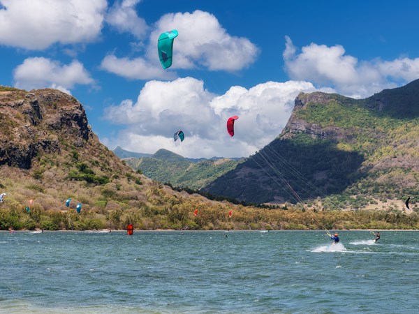 Spot de kitesurf du Morne