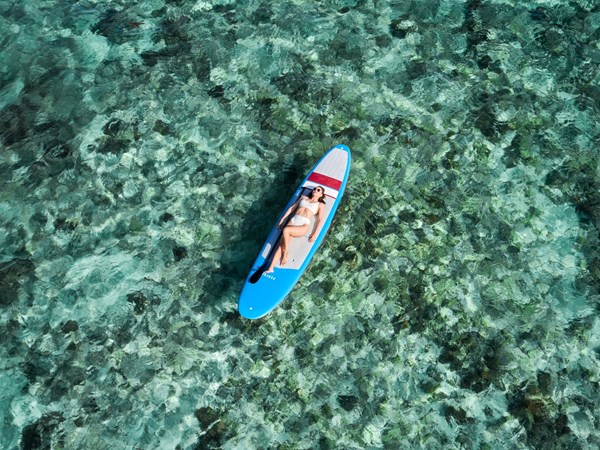 Le lagon cristalin du LUX Le Morne