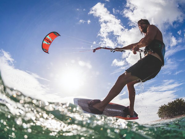 L'un des meilleurs spots de kitesurf de l'île