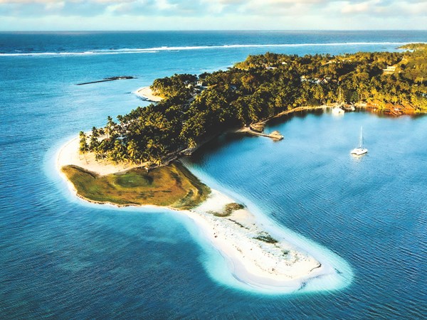 Une île de carte postale