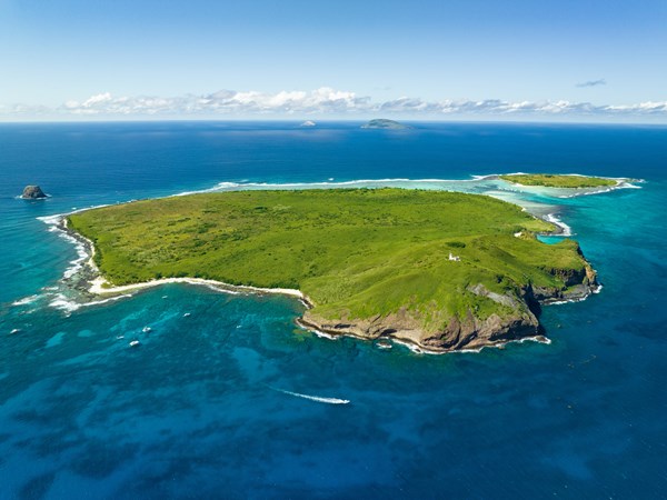 Une île plate, fidèle à son nom