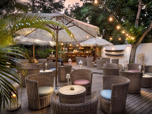 Le bar du jardin