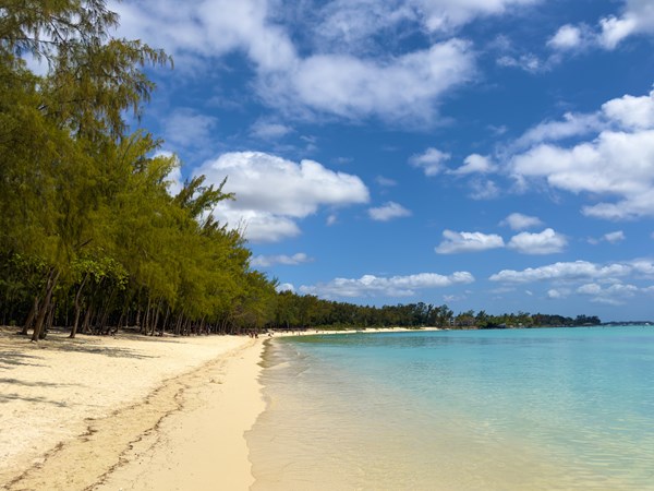 Une des plus belles plages du nord de l’île Maurice