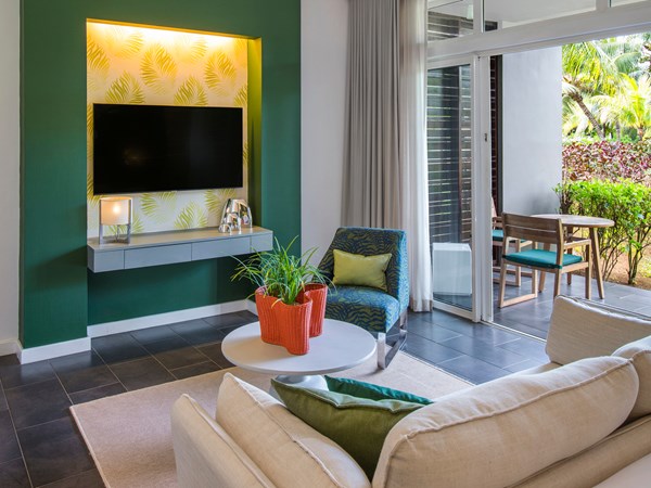 Le coin salon de la Junior Suite Premium