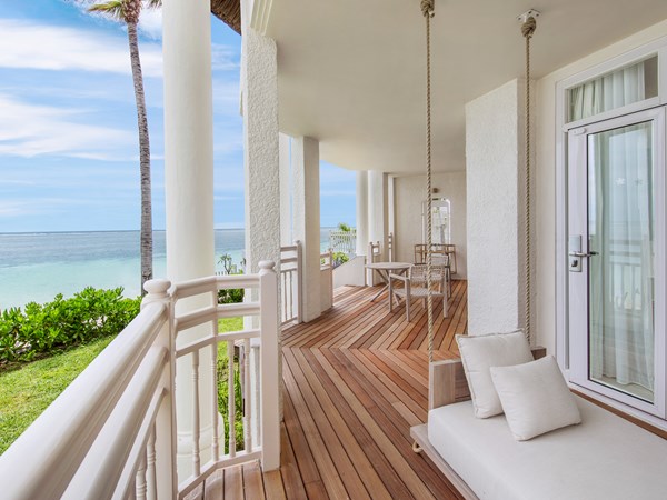 Terrasse de la Suite Junior Vue Plage