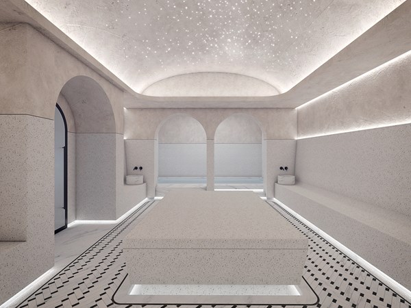 Le Hammam aux allures de temple marocain
