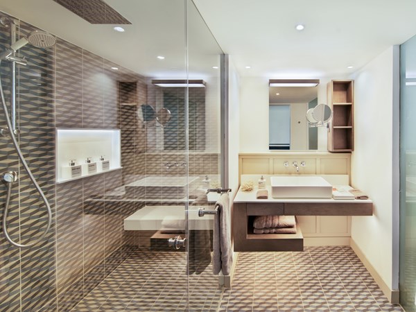 Salle de bain de la Suite Famille