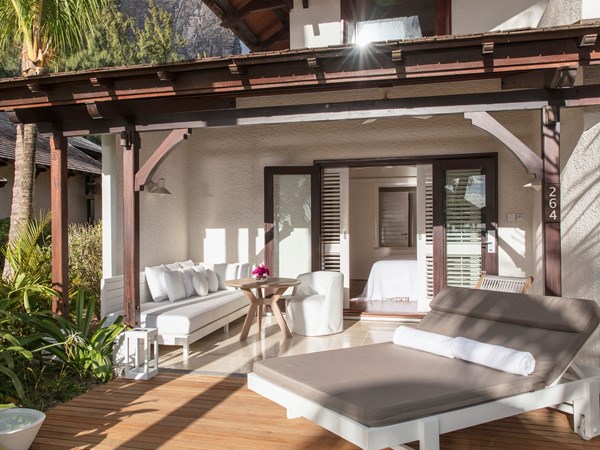 La terrasse de la Suite Junior Prestige