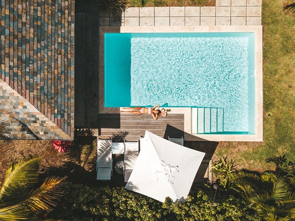 Vue Aérienne de la Deluxe Pool Villa