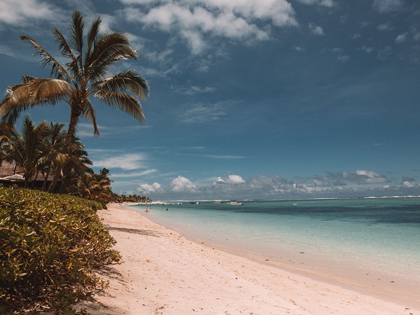 La plage de sable fin