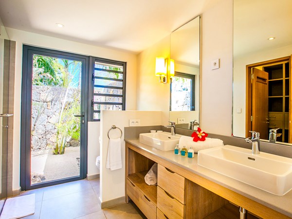 La salle de bain de la Villa Prestige