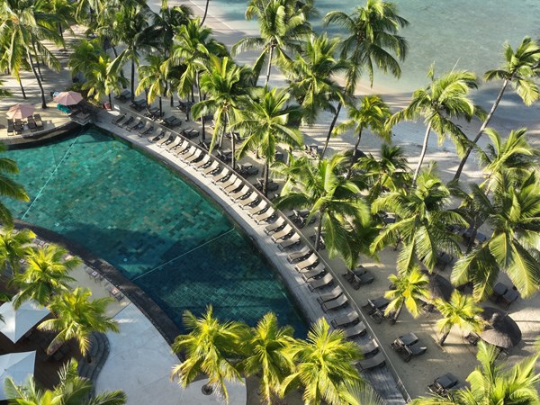 Vue Aérienne du Mauricia Beachcomber