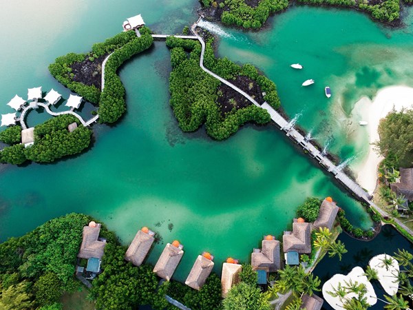 Vue aérienne du Constance Prince Maurice