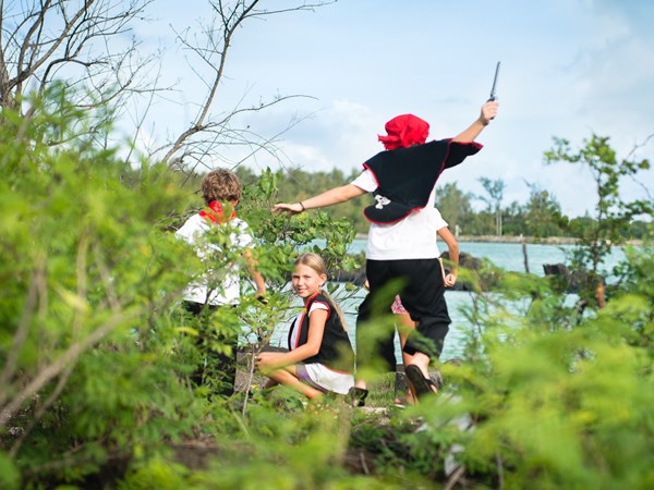 Les petits pirates sur les traces du trésor caché