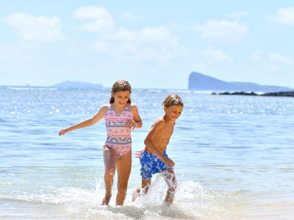 Baignade sur la magnifique plage du Canonnier