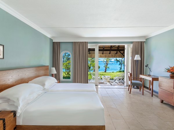 La chambre avec twin bed de la Beachfront