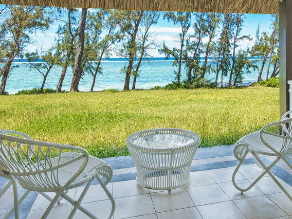 La terrasse de la Beachfront Family