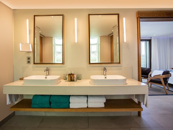 Salle de bain de la Paradis Beachfront